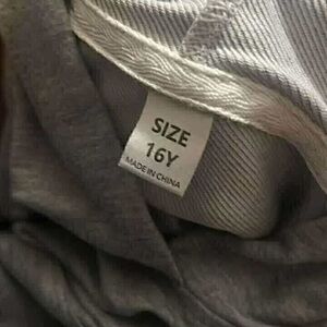 Casual Gray Hoodie for Teens